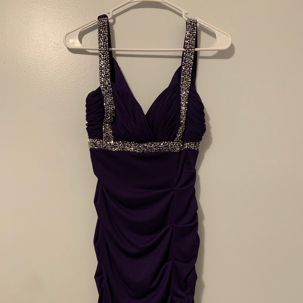 Purple Betsy & Adam Cocktail Dress